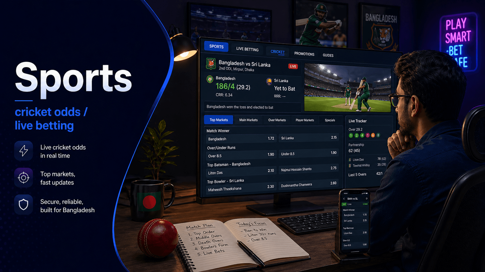 Bangladesh cricket odds and sports betting guide